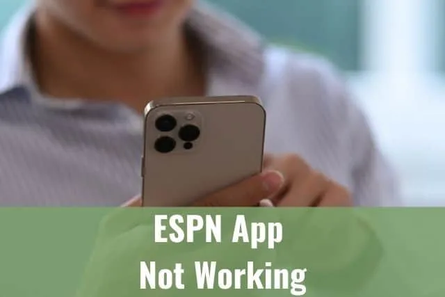 Male using iPhone