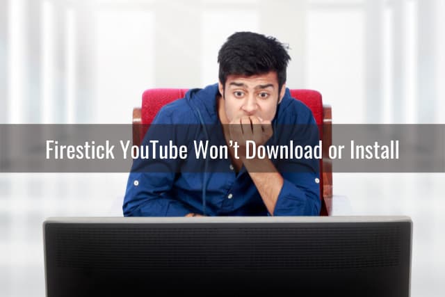 Confused Man while watching TV