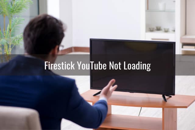 Confused Man while watching TV