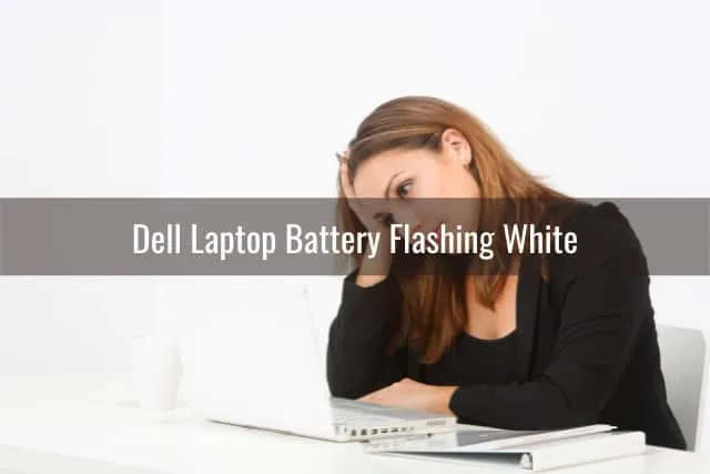 Confused woman while looking at the monitor