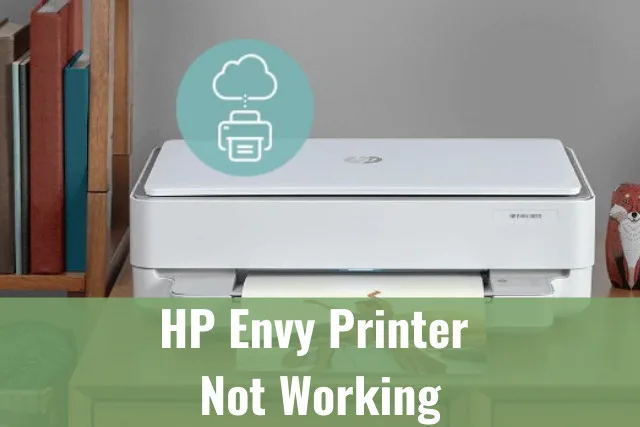 White printer on the desk table