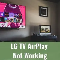 Flatscreen Tv on the wall