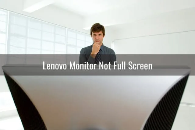 Frustrated man while looking at the monitor