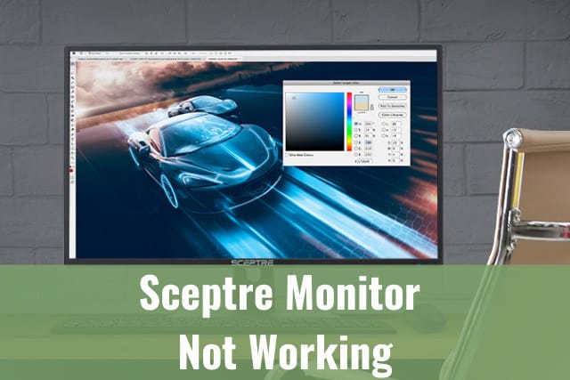 how to change input on sceptre monitor