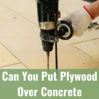 Man Fixing the floor