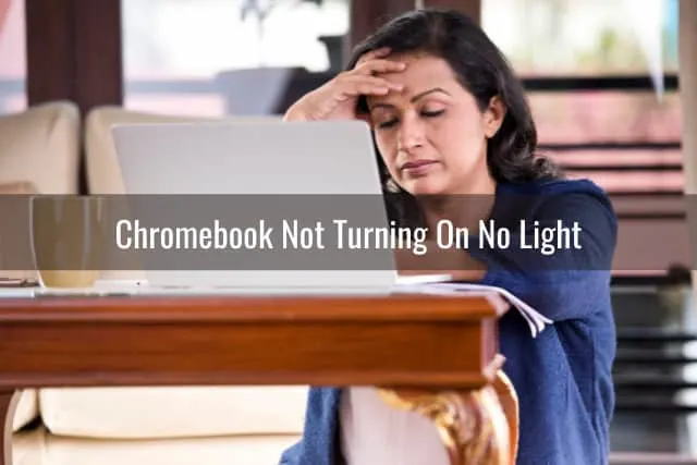 Frustrated woman looking at the laptop