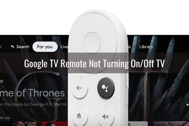 White google tv remote
