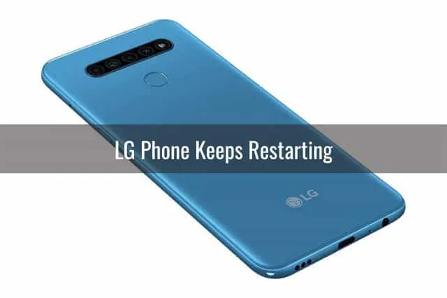 Blue LG phone