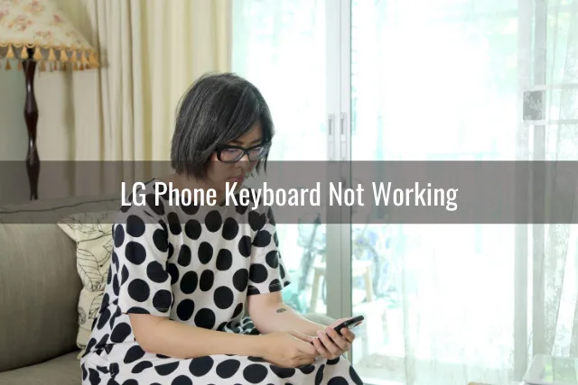 Confused woman while holding a phone
