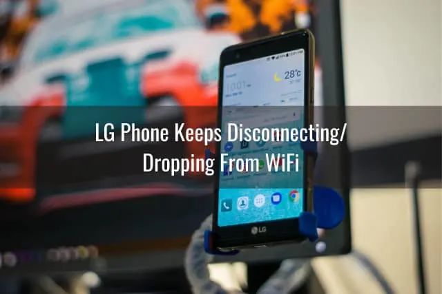 LG phone black