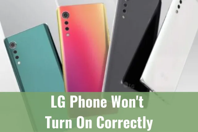 different color of LG phone