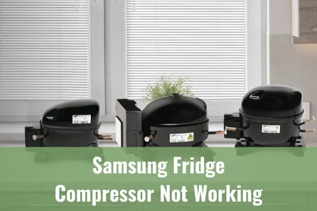 black samsung fridge compressor