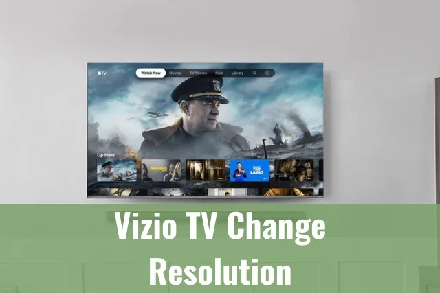 Flatscreen tv placed on the wall