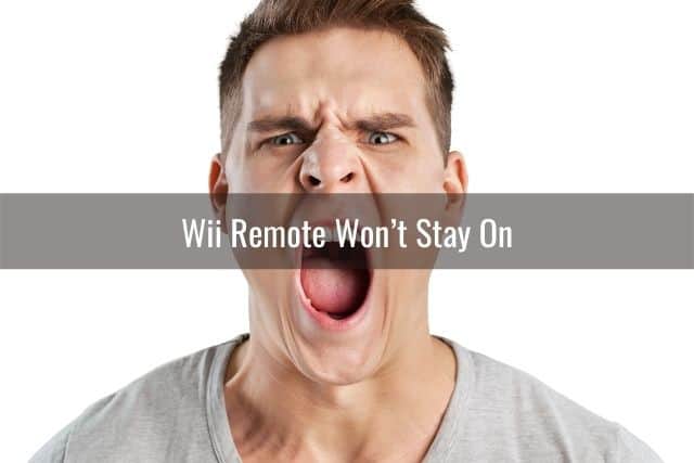 Angry man yelling