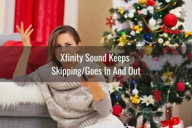 confused woman while watching TV