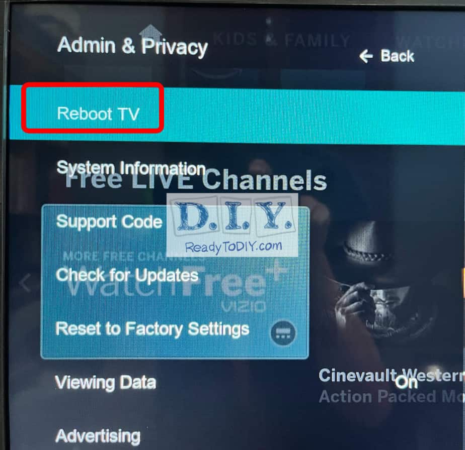 Vizio TV Stuck Ready To DIY