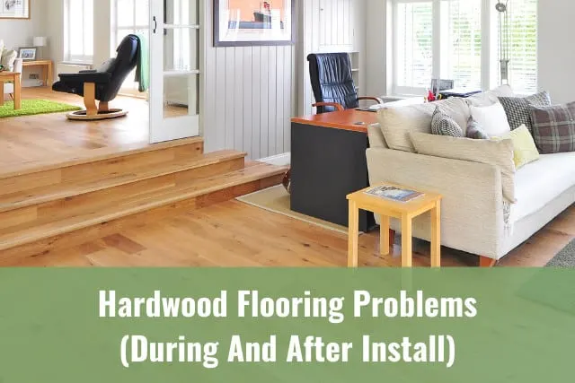 Living room hardwood floor