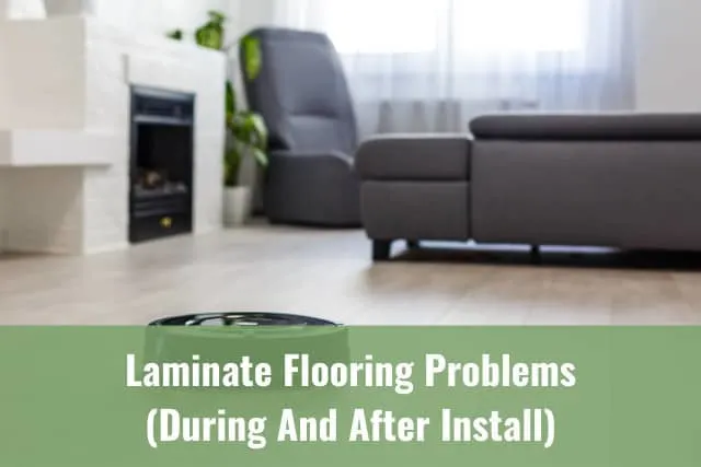 Laminate floor in the living room
