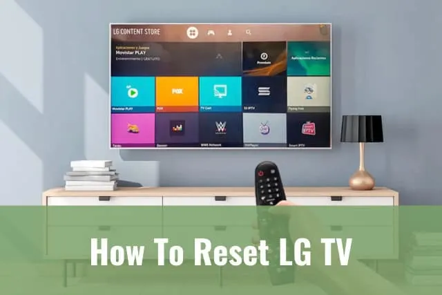Holding a remote while pointing in the TV