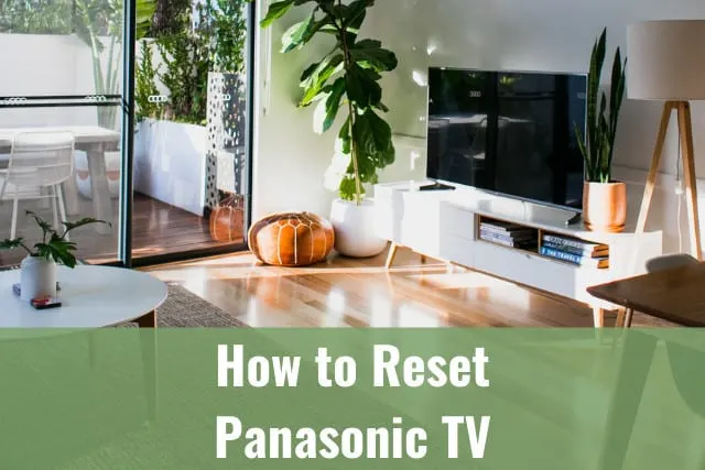 Flatscreen tv in the living room