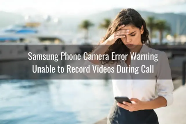 frustrated woman holding a phone