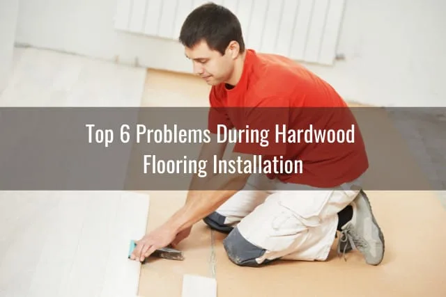 Man fixing the floor