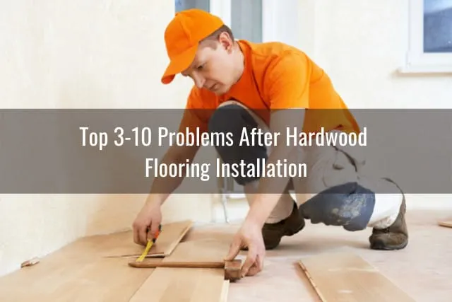 Man fixing the floor
