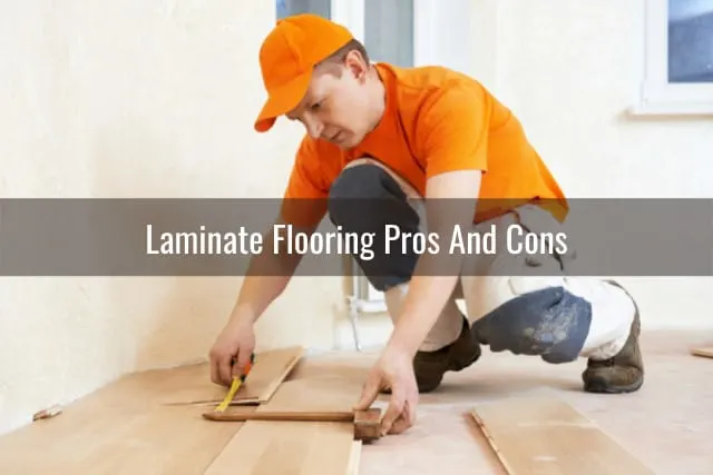 Man fixing the floor