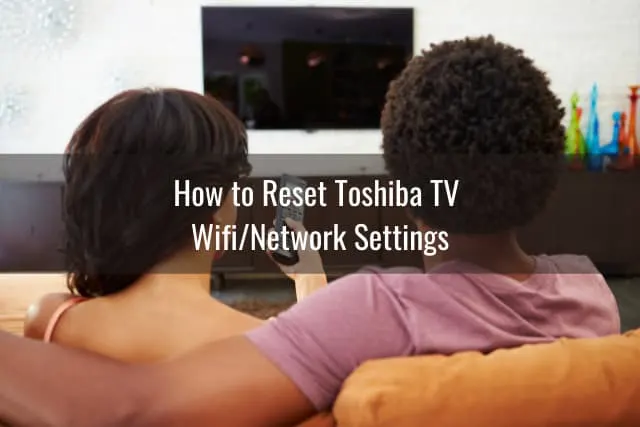 Couple watching TV