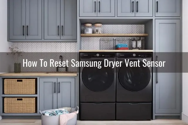 Two black samsung dryer