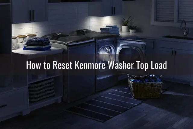 Two white kenmore washer