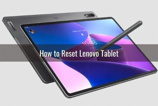 Tablet with a stylus used for drawing
