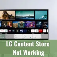 Flatscreen tv showing the applications