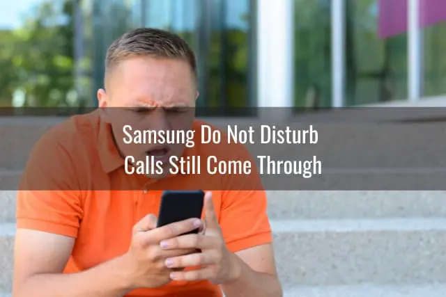 frustrated man while holding a phone