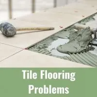Tile floor installation