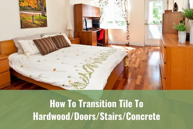 Hardwood Doors Stairs Concrete, How To Transition From Hardwood Floor Carpet Tiles Concrete