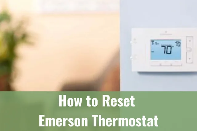 White Thermostat on the wall