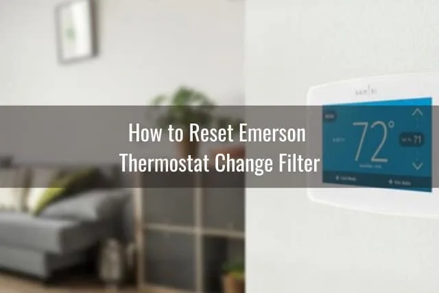 White Thermostat on the wall