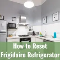 Refrigerator in the kitchen