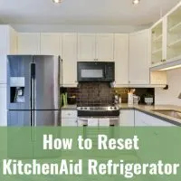 Refrigerator in the kitchen