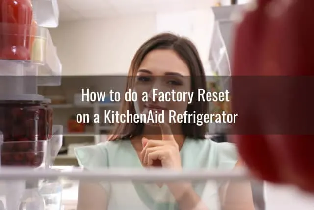 Woman checking the refrigerator