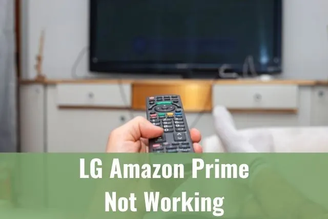 Turning TV on with remote while sitting on sofa