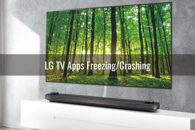 Flatscreen tv in the living room