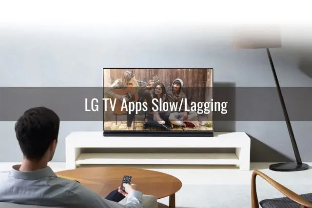 Flatscreen tv in the living room
