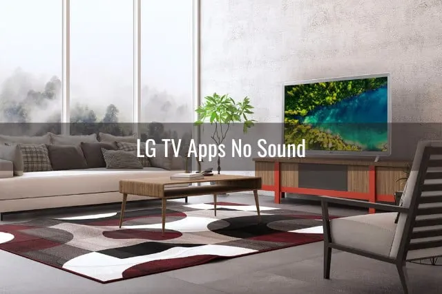 Flatscreen tv in the living room