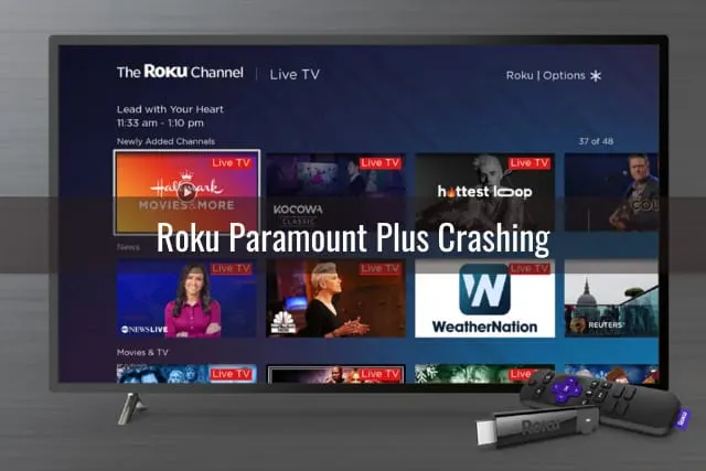 Flatscreen tv with remote below