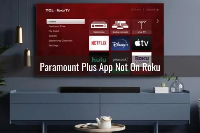 Flatscreen tv in the living room