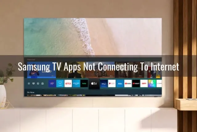 Flatscreen tv in the living room
