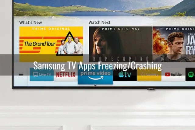 Flatscreen tv in the living room