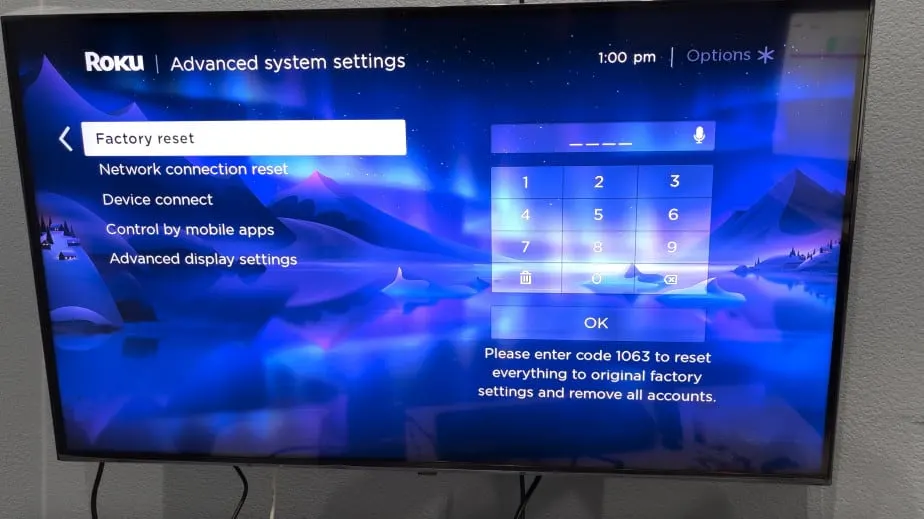 Roku Factory Reset